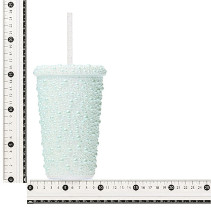 Pearl-Like Plastic Tumbler Blue