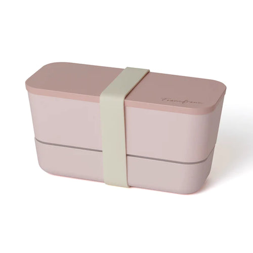 Two-tiered Japanese Lunch Box Pink - Francfranc Limited