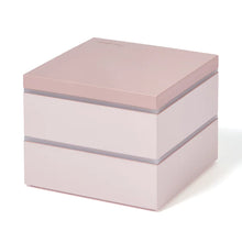 قم بتحميل الصورة في عارض الصور، Two-tiered Japanese Lunch Box Pink (Large) - Francfranc Limited