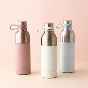 Easy to Wash Stainless Steel Bottle 500ml (White) - Francfranc Limited