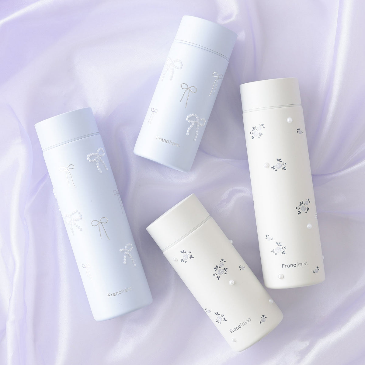 Pearl-Like Stainless Steel Bottle 500ml Ivory