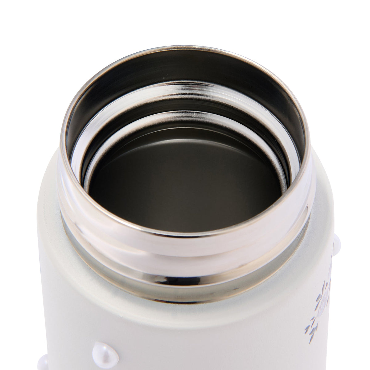 Pearl-Like Stainless Steel Bottle 500ml Ivory