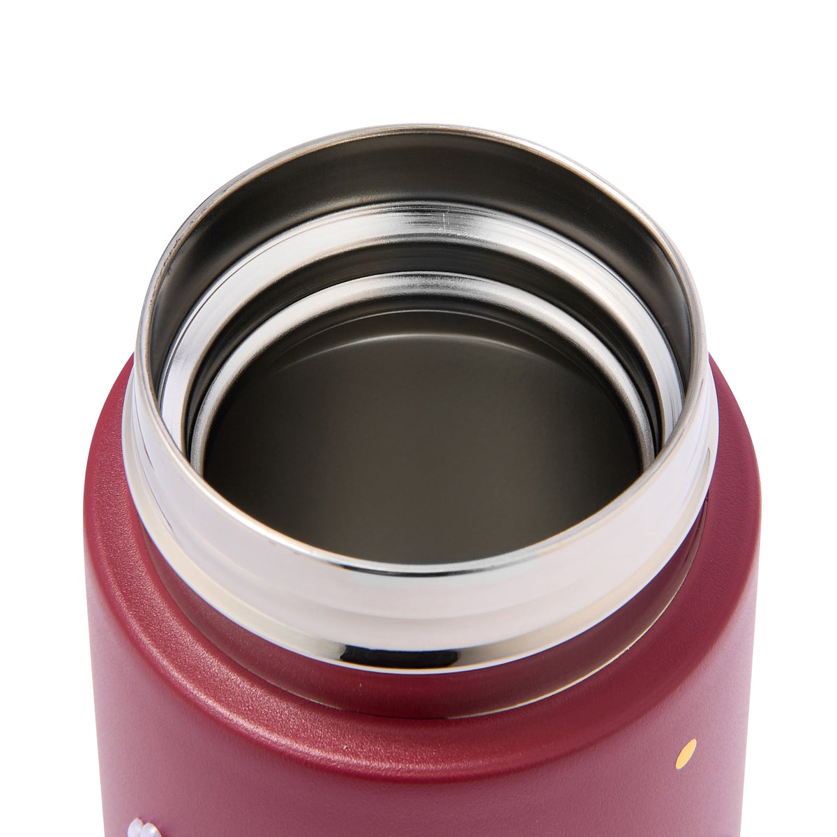 Pearl-Like Stainless Steel Bottle 500ml Red