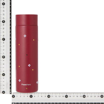 Pearl-Like Stainless Steel Bottle 500ml Red