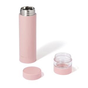 Stainless Steel Tea Bottle with Filter 500ml (pink) - Francfranc Limited