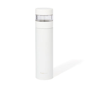 Stainless Steel Tea Bottle with Filter 500ml (White) - Francfranc Limited