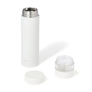 Stainless Steel Tea Bottle with Filter 500ml (White) - Francfranc Limited