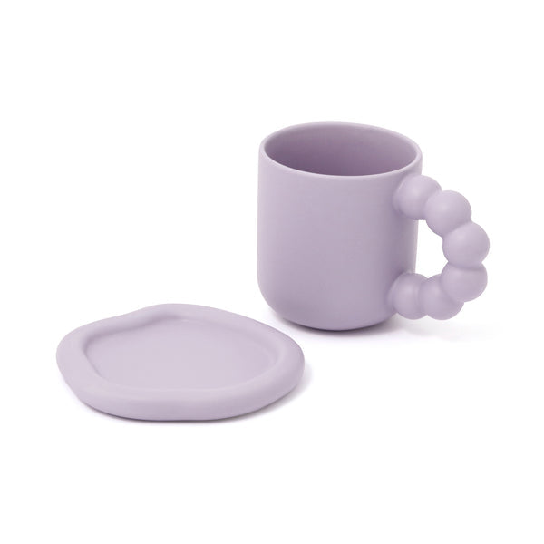 Plump Mug & Coaster Set Purple - Francfranc Limited