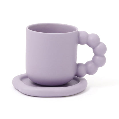Plump Mug & Coaster Set Purple - Francfranc Limited