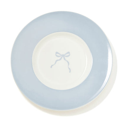 Ribbon Cup & Saucer Set Blue - Francfranc Limited