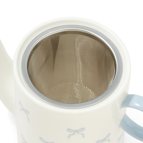 Ribbon Teapot Blue - Francfranc Limited