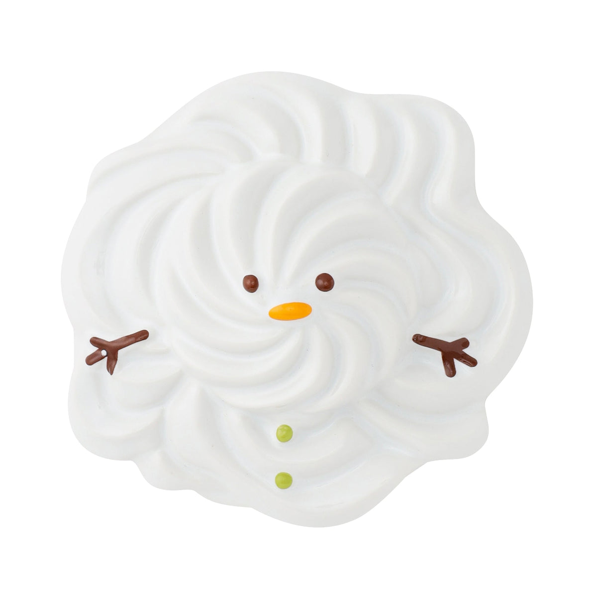 Whipped Cream Mug Yogurt Snowman