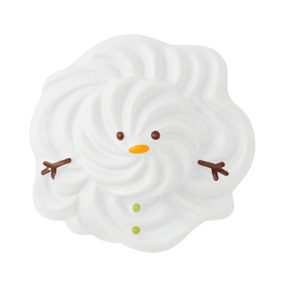 Whipped Cream Mug Yogurt Snowman