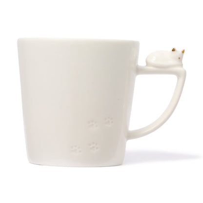 Cat Figure Mug White- Francfranc Limited