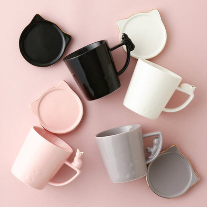 Cat Figure Mug Black- Francfranc Limited