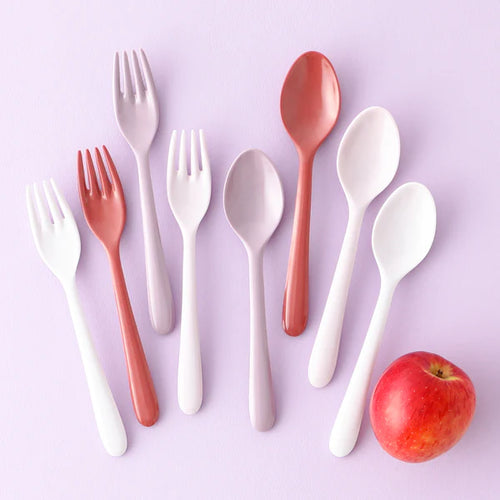 Melamine Cutlery 8pcs Set Pink - Francfranc Limited