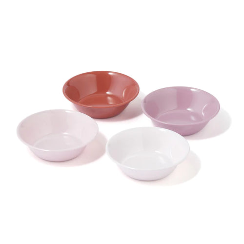 Melamine Bowl 4pcs Set Pink 340ml - Francfranc Limited