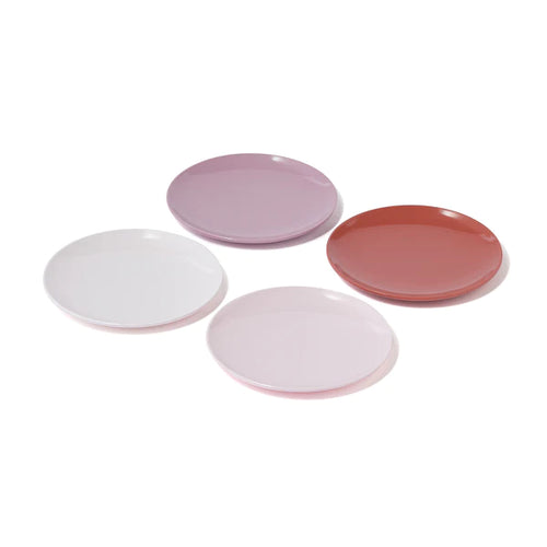 Melamine Plate 4pcs Set Pink - Francfranc Limited