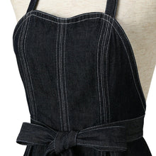 قم بتحميل الصورة في عارض الصور، Denier Cotton Apron Black - Francfranc Limited