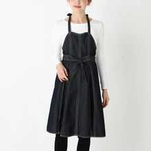 قم بتحميل الصورة في عارض الصور، Denier Cotton Apron Black - Francfranc Limited