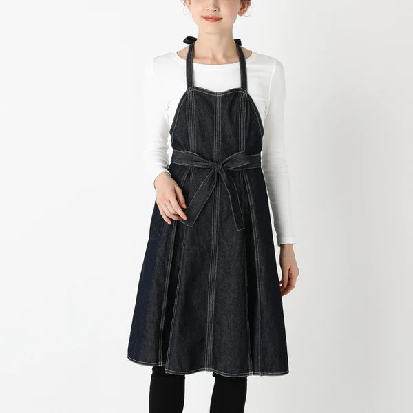 Denier Cotton Apron Black - Francfranc Limited