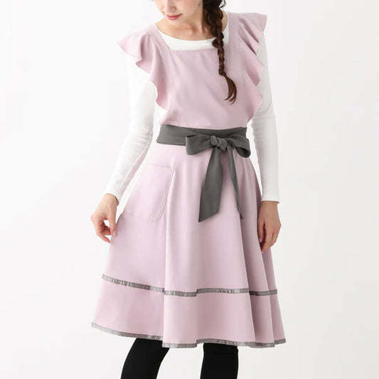 Flare Frill Apron Pink - Francfranc Limited