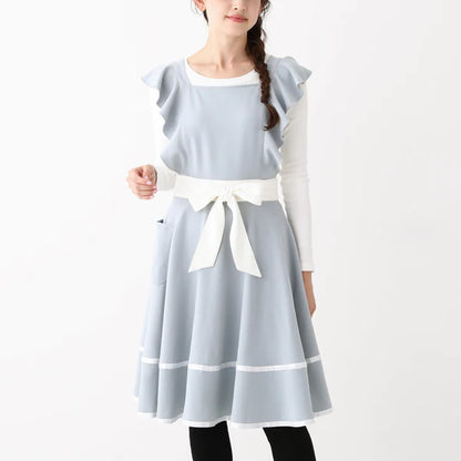 Flare Frill Apron Gray - Francfranc Limited