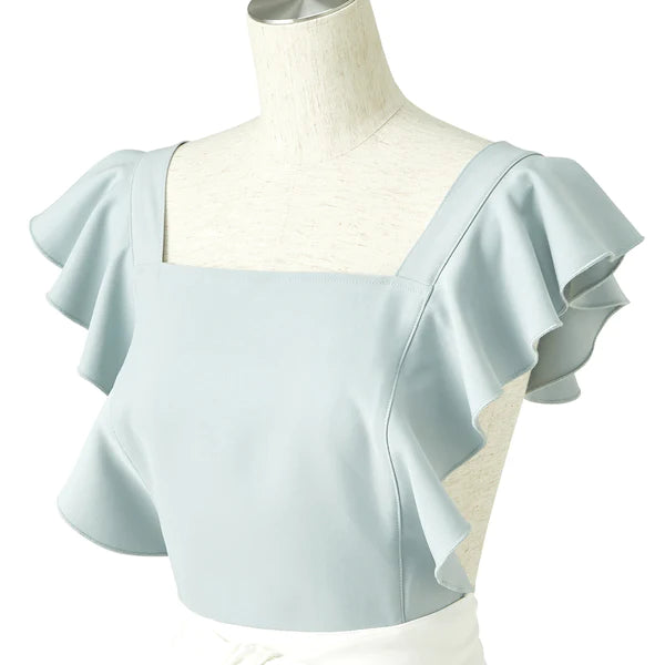 Flare Frill Apron Gray - Francfranc Limited