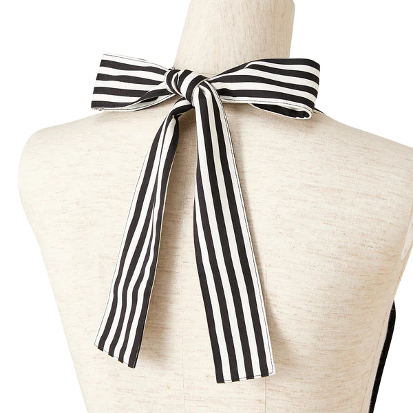 Stripe Ribbon Apron Black - Francfranc Limited