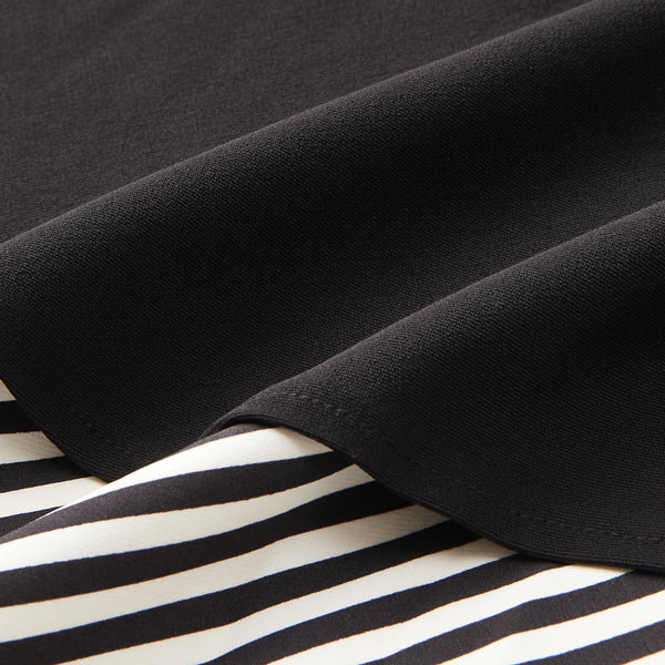 Stripe Ribbon Apron Black - Francfranc Limited