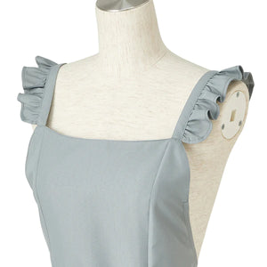 Mini Frill Apron Gray - Francfranc Limited