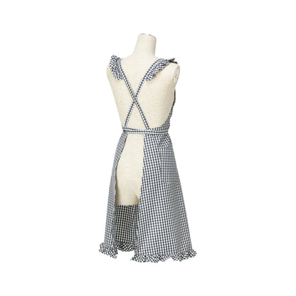 Mini Frill Apron Black x White - Francfranc Limited