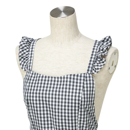 Mini Frill Apron Black x White - Francfranc Limited