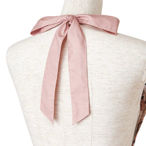 Dusty Fower Cotton Apron Pink - Francfranc Limited