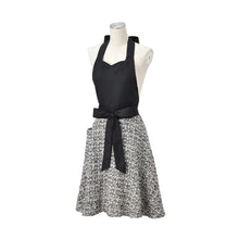 قم بتحميل الصورة في عارض الصور، Tweed Ribbon Apron Black - Francfranc Limited