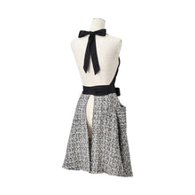 قم بتحميل الصورة في عارض الصور، Tweed Ribbon Apron Black - Francfranc Limited