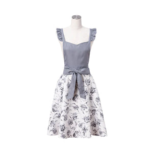 Lilia Ribbon Apron Gray - Francfranc Limited