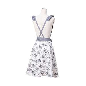 Lilia Ribbon Apron Gray - Francfranc Limited