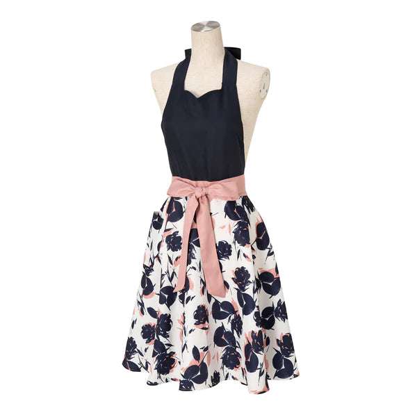 Floral Ribbon Apron Pink - Francfranc Limited