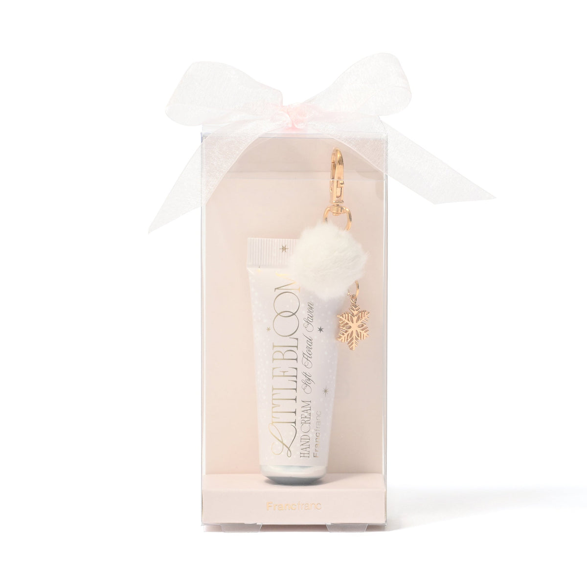 Little Bloom Hand Cream with Eco Fur Charm Pink