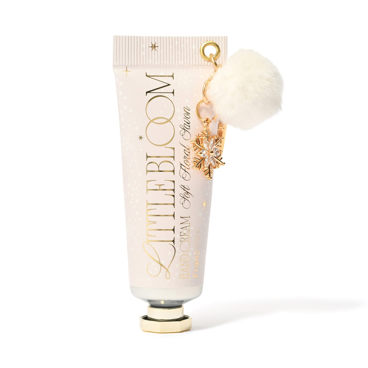 Little Bloom Hand Cream with Eco Fur Charm Pink