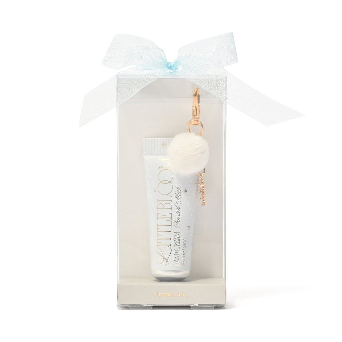 Little Bloom Hand Cream with Eco Fur Charm Blue
