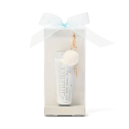 Little Bloom Hand Cream with Eco Fur Charm Blue