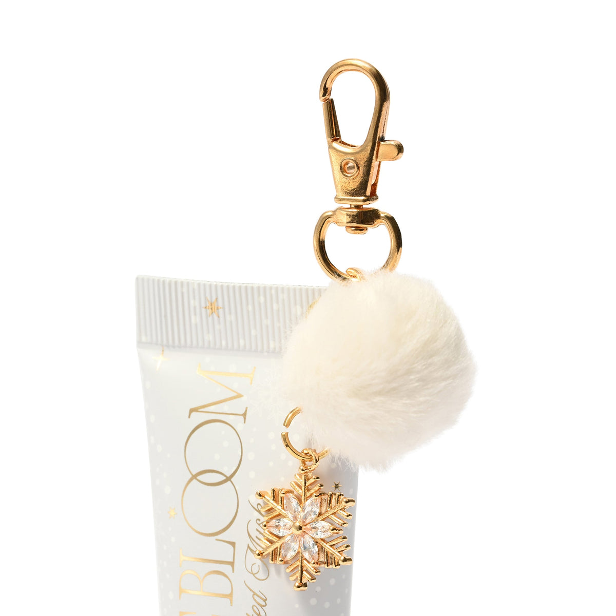 Little Bloom Hand Cream with Eco Fur Charm Blue
