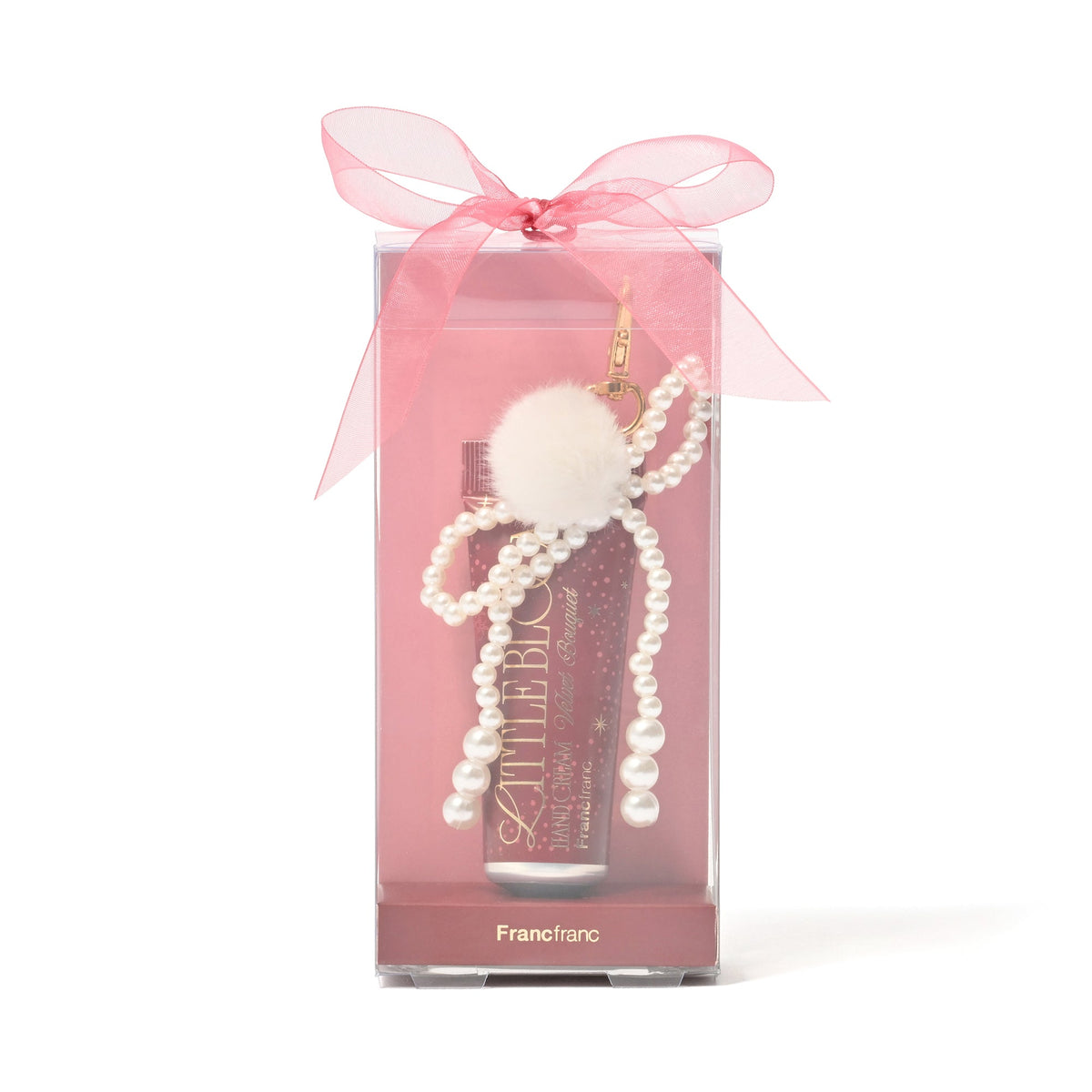 Little Bloom Hand Cream with Eco Fur Charm Red