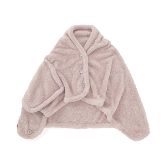 4-Way Fleece Poncho S Pink