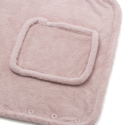 4-Way Fleece Poncho S Pink