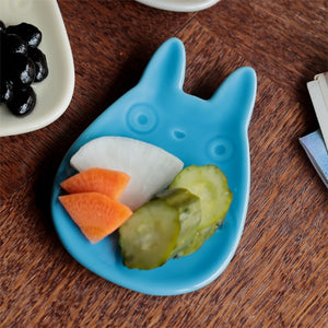 My Neighbor Totoro Ceramic Bean Plate Medium Totoro - Studio Ghibli