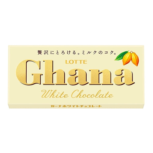 Lotte Ghana White Chocolate Bar