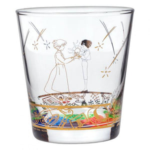 Howl's Moving Castle Glass with Antique Golds & Colorful Patterns - Ghibli Studio